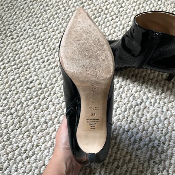 Nordstrom Signature Patent Leather Ankle Boots - Picture 3 of 3